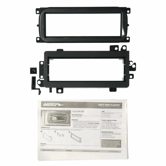 Metra WM-FJCK01 Single DIN Radio Installation Kit for Select Ford-jeep-Chrysler - Picture 4 of 4
